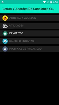 Letras y Acordes Musica Cristiana Guitarra android App screenshot 6